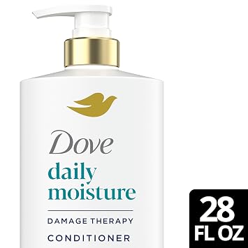 Dove Conditioner Daily Moisture for Dry Hair with Bio-Protein Care Technology and Hyaluronic Serum 28 Fl Oz