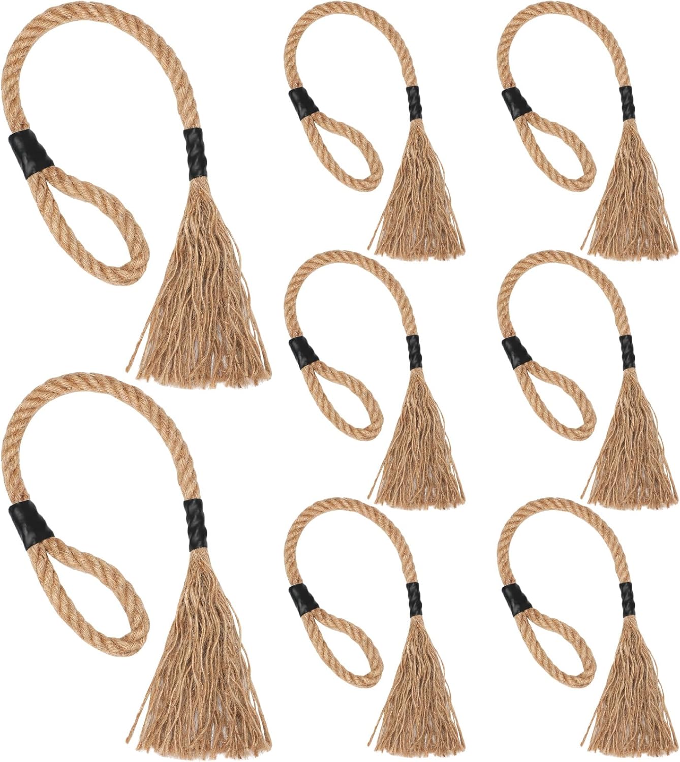 8 Pcs Hemp Rope for Deer 31.5 Inch Deer Scent Rope System for Hunting Effective Mock Scrape Kit Hanging Tassels Anywhere Effective Whitetail Hunting Enthusiast Accessories Gifts