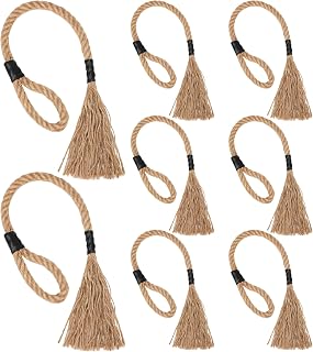 8 Pcs Hemp Rope for Deer 31.5 Inch Deer Scent Rope System for Hunting Effective Mock Scrape Kit Hanging Tassels Anywhere Effective Whitetail Hunting Enthusiast Accessories Gifts