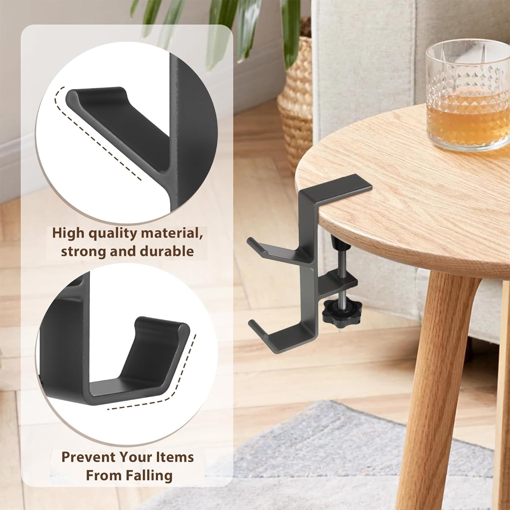 Tassenhaak Tafel - Tassenhanger - 3 stuks - Shanger voor tafels - Opvouwbaar - Hang je... | bol