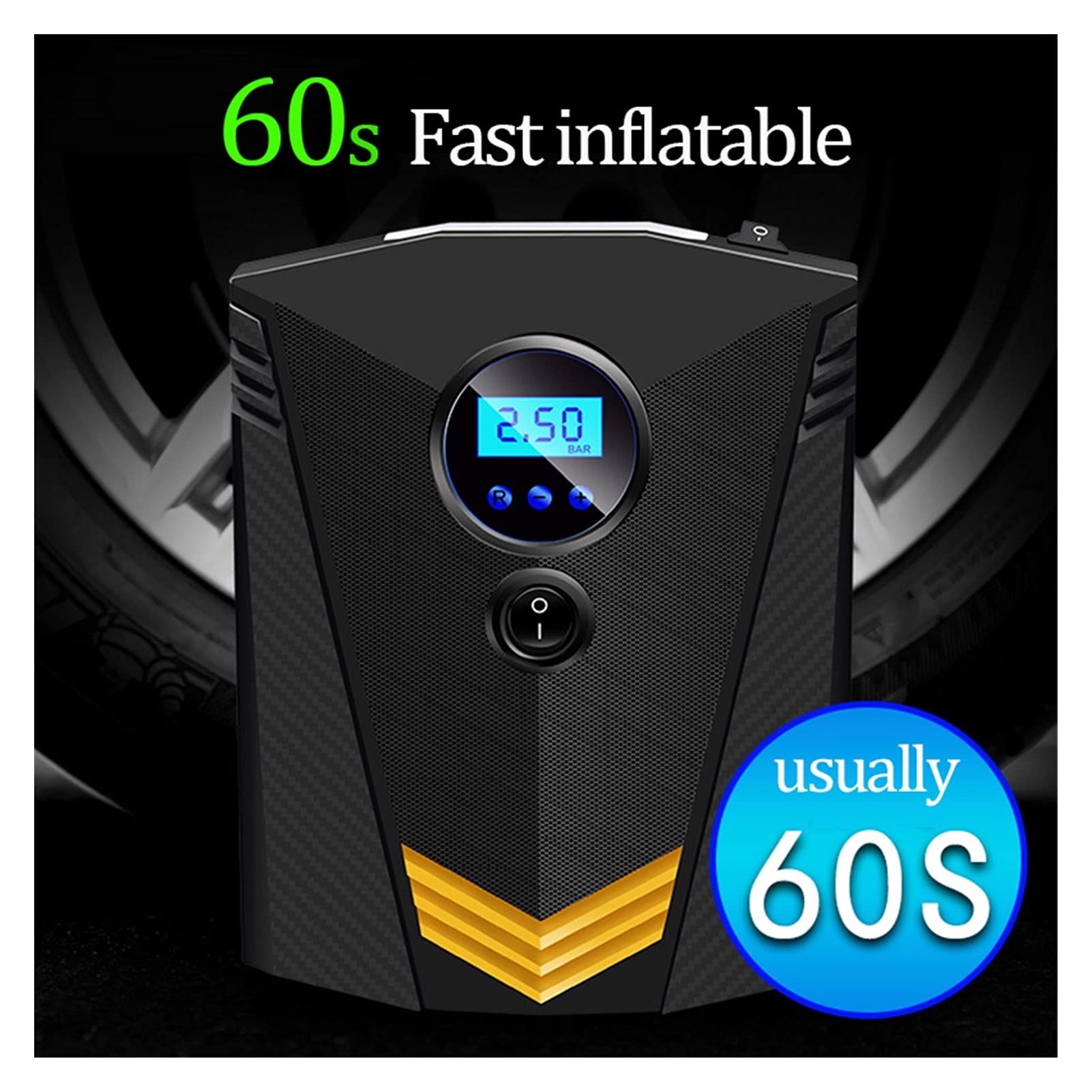 Inflador de neumáticos de Coche Digital Bomba Inflable de neumáticos de Coche Digital compresor de Aire automático para inflador de neumáticos de Ruedas de Coches