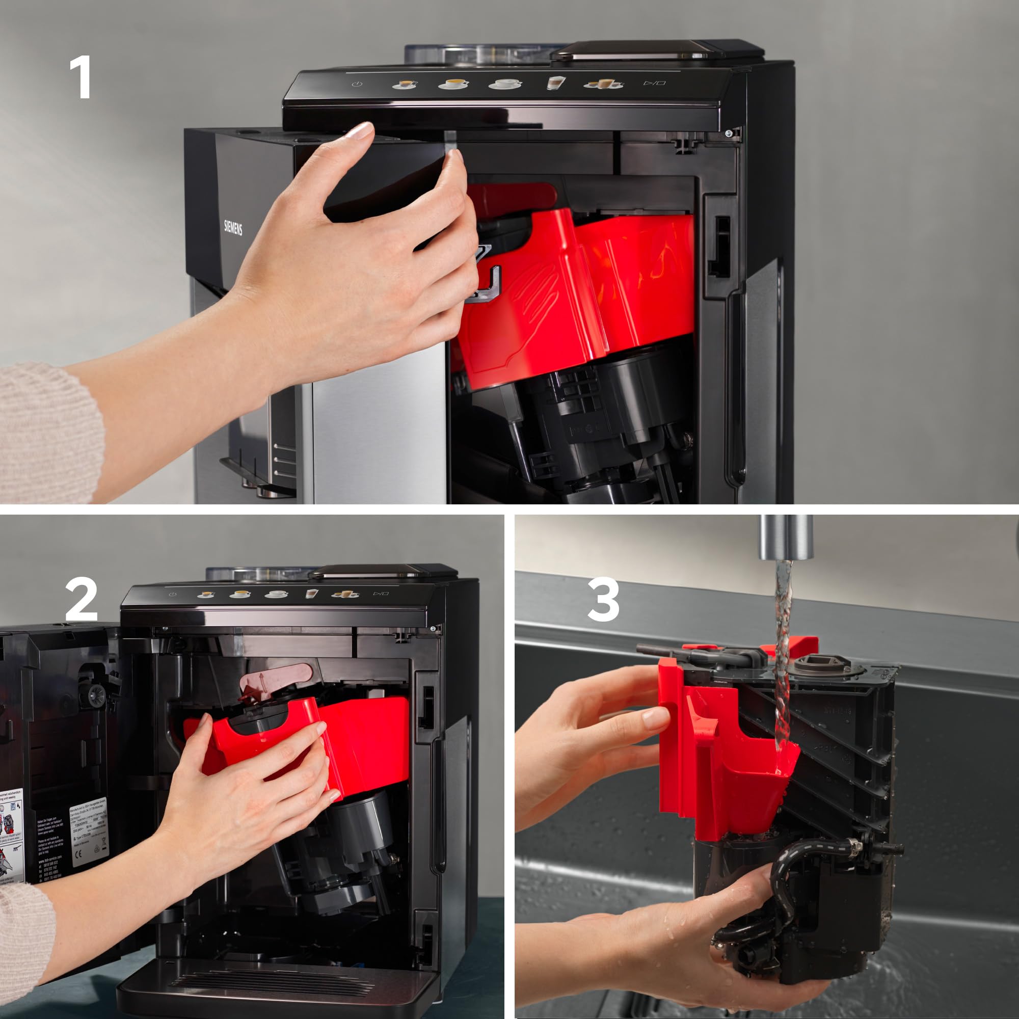 SIEMENS TQ513R01 EQ500 - Machine à café automatique, Broyeur céramique