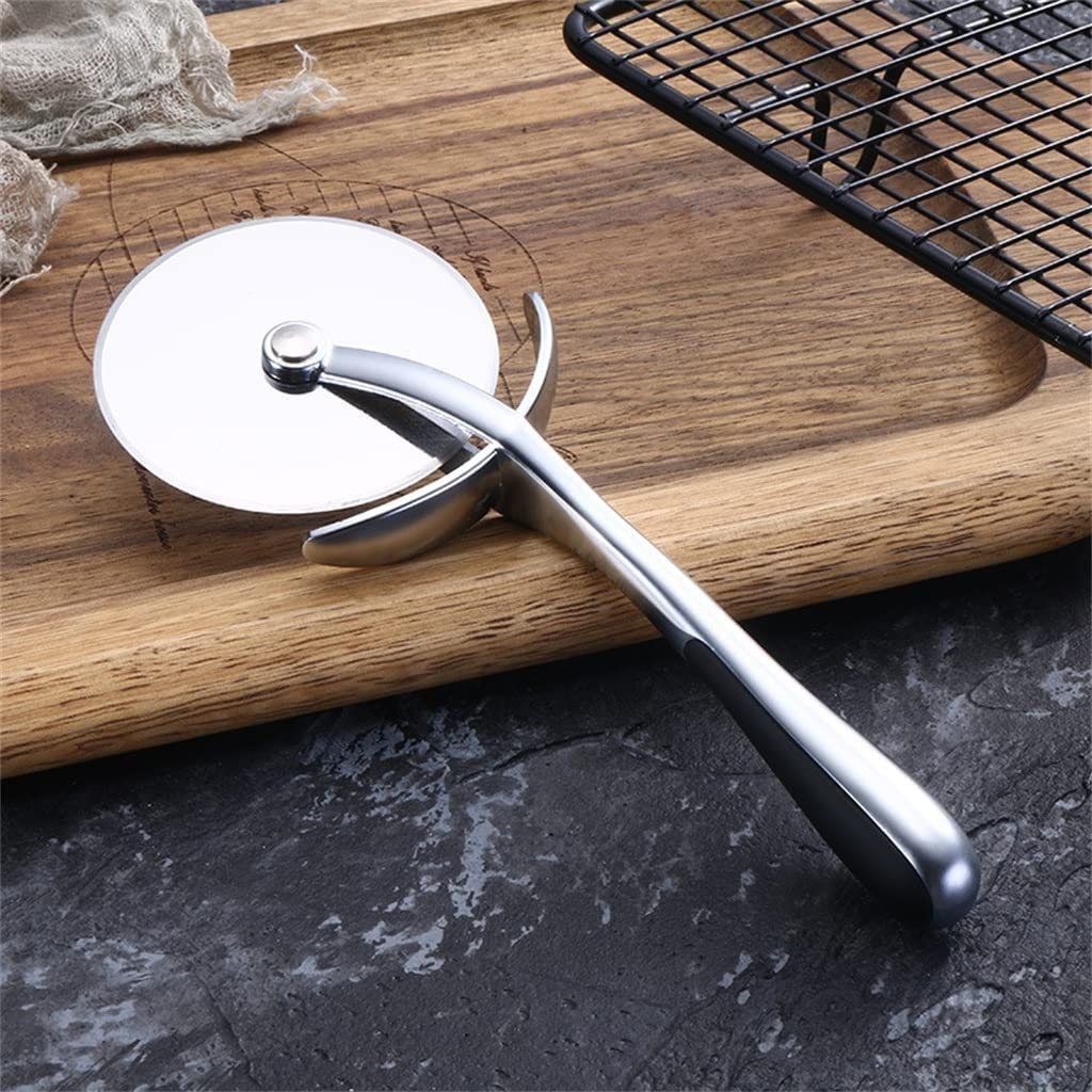 Pizza Cutter in Acciaio Inox Pizza Coltello Torta Pane Torta Coltello Rotondo Coltello Pasticceria Pasta Pasta Pasta Cucina Strumenti di Cottura