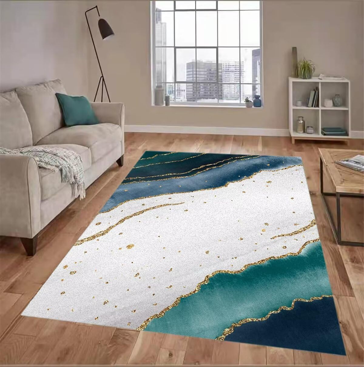 Tapis bebe 120X170CM facile à nettoyer pour sol de chambre fille toujours propre