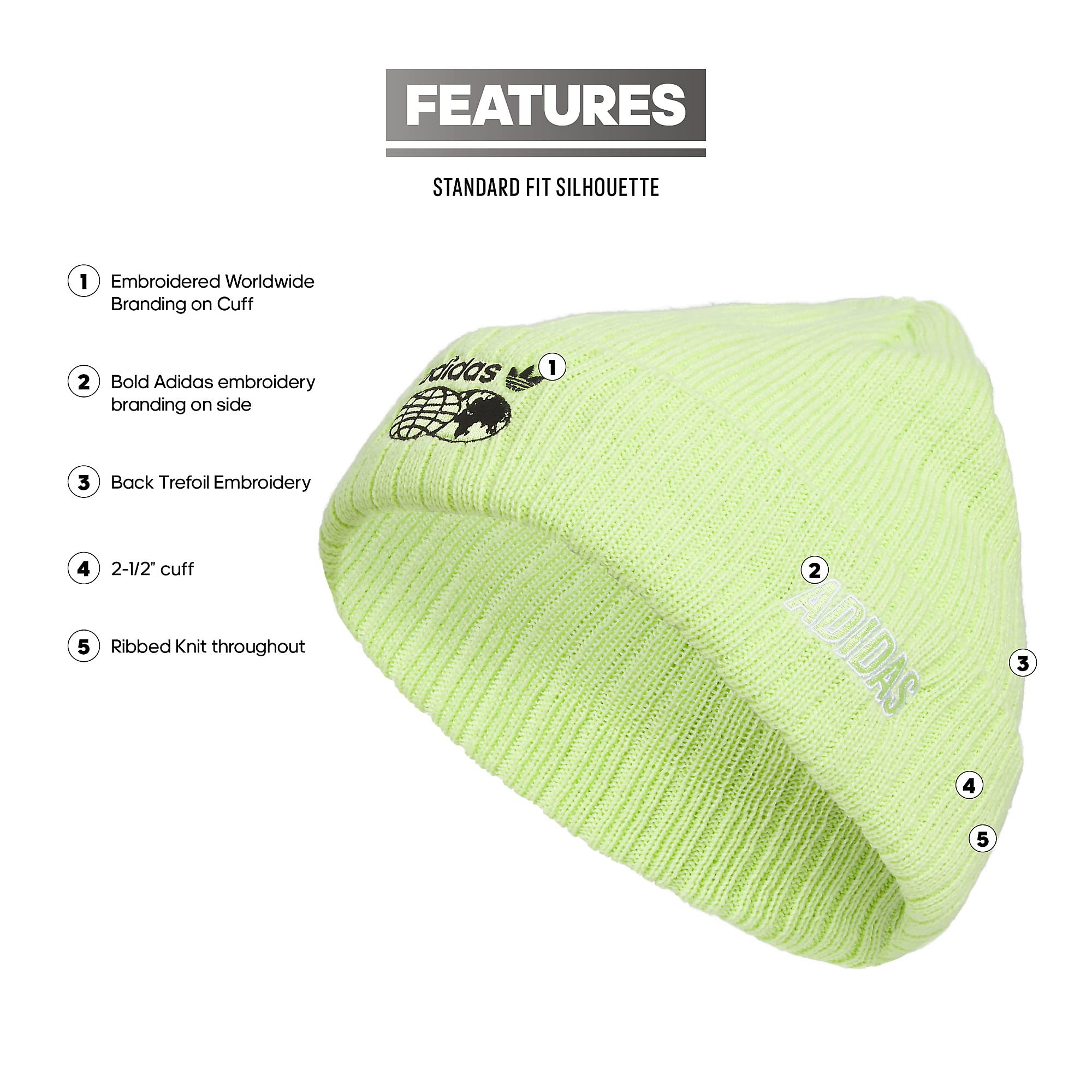 adidas Originals Worldwide Cuff Fold Bonnet
