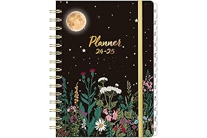 Moonlight Floral 2024-2025 Planner