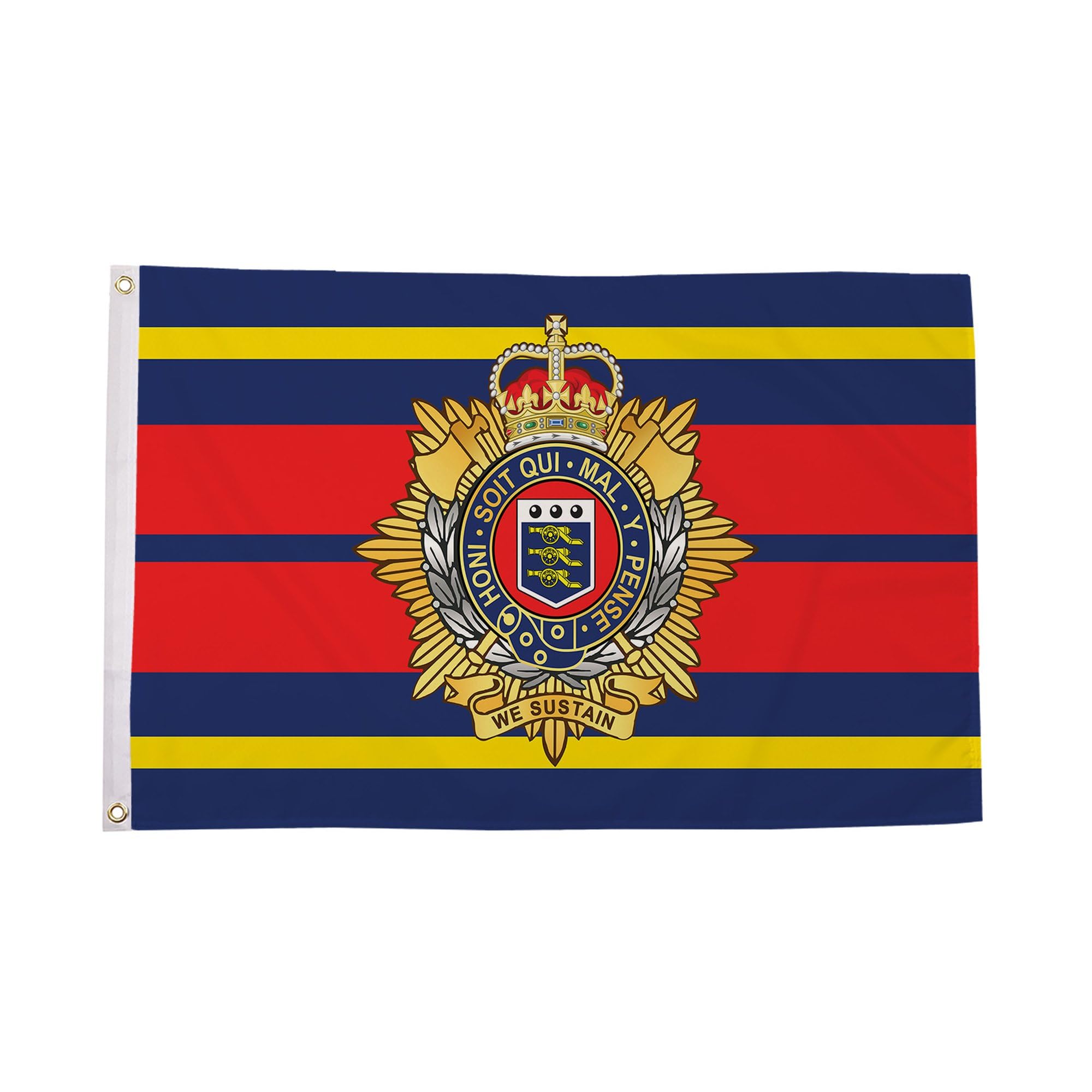 Flagtex Royal Logistic Corps Flag 8ft x 5ft Extra Large Flag 240cm x 150cm | Premium Woven Polyester with Brass Eyelets | Indoor Outdoor Garden Decoration Wall Hanging Display