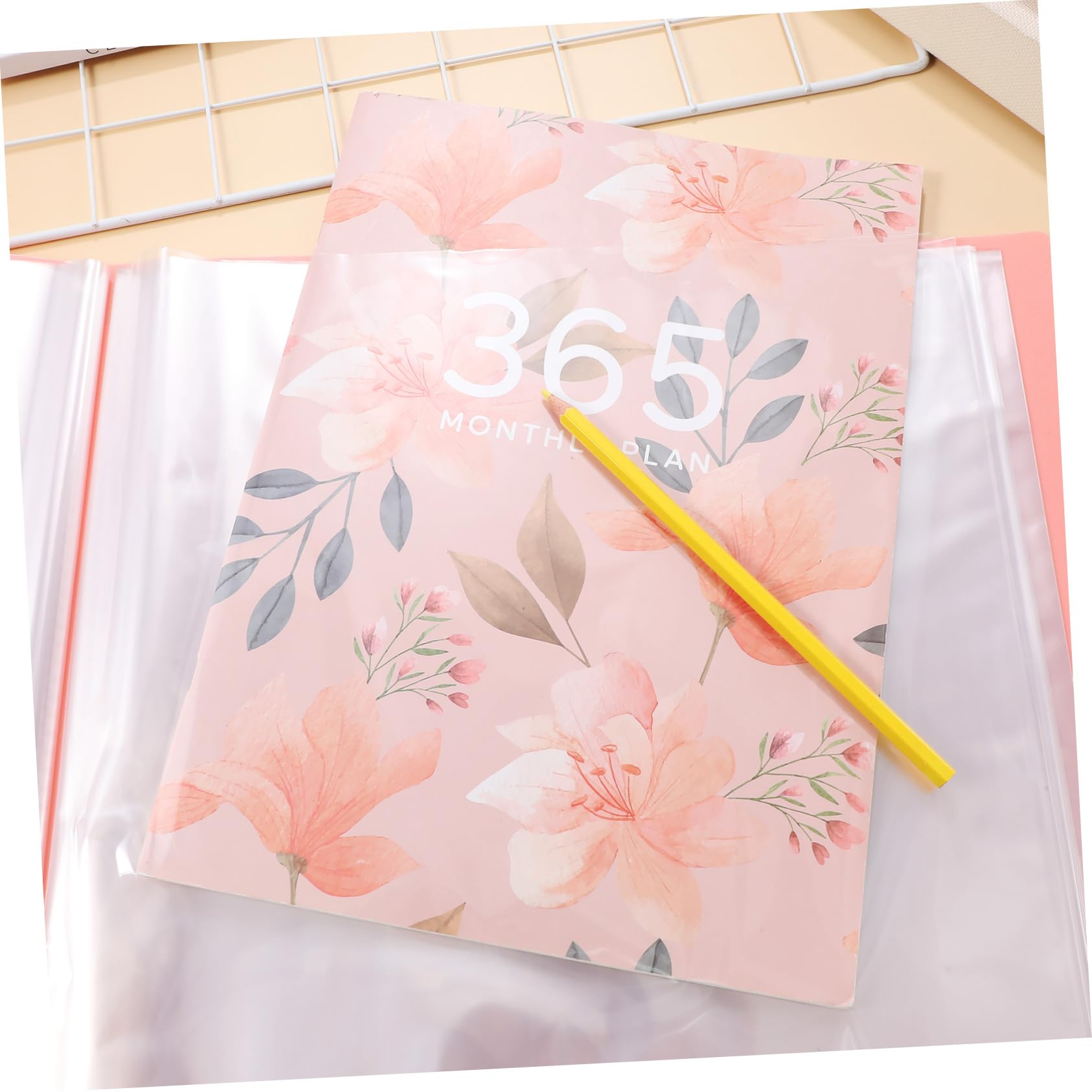 Cartella Raccoglitore A3 in Plastica Resistente da 3 Pezzi con 40 Pagine, Ampia Capacità di Archiviazione per Uffici e Riunioni, Design Elegante e Minimalista