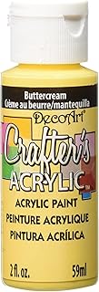 DecoArt Crafter's Acrylic Paint, 2-Ounce, Buttercream