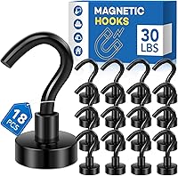 Vista 19 de LOVIMAG Ganchos magnéticos, paquete de 12 ganchos magnéticos de 30 libras + gancho magnético 2026 Cruise Cabin Ship Essentials Heavy Duty Strong