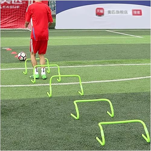 YXXSDP obstáculos de entrenamiento de velocidad escolar, juego de tren de obstáculos de agilidad profesional compacto, equipo de práctica deportiva