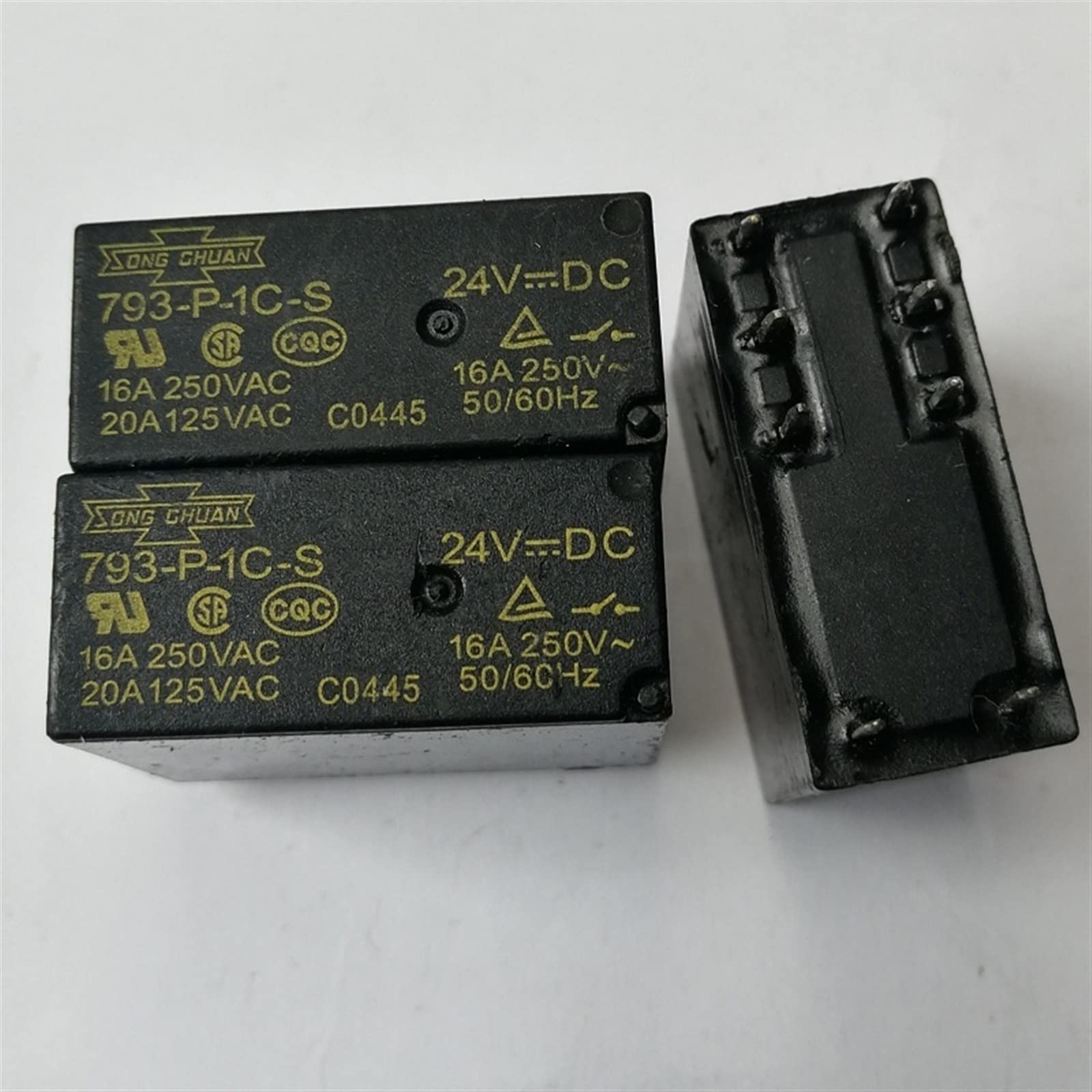 AQHYEBNSR 5PCS Relays 793-P-1C-S 12VDC 24VDC 8PIN 16A/250VAC