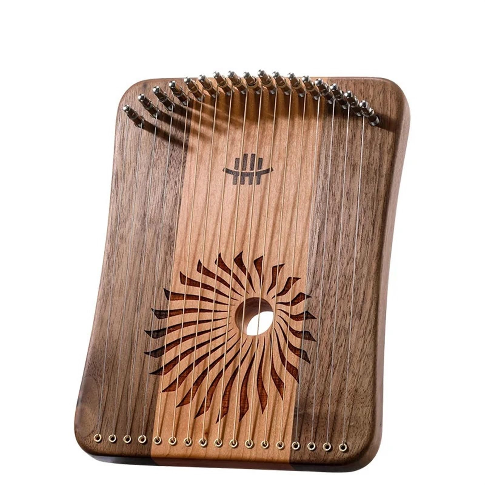 Arpa a lira in legno Lira 17 31 corde Fingerplay Arpa portatile Pianoforte Strumento a tastiera musicale(17 string walnut)