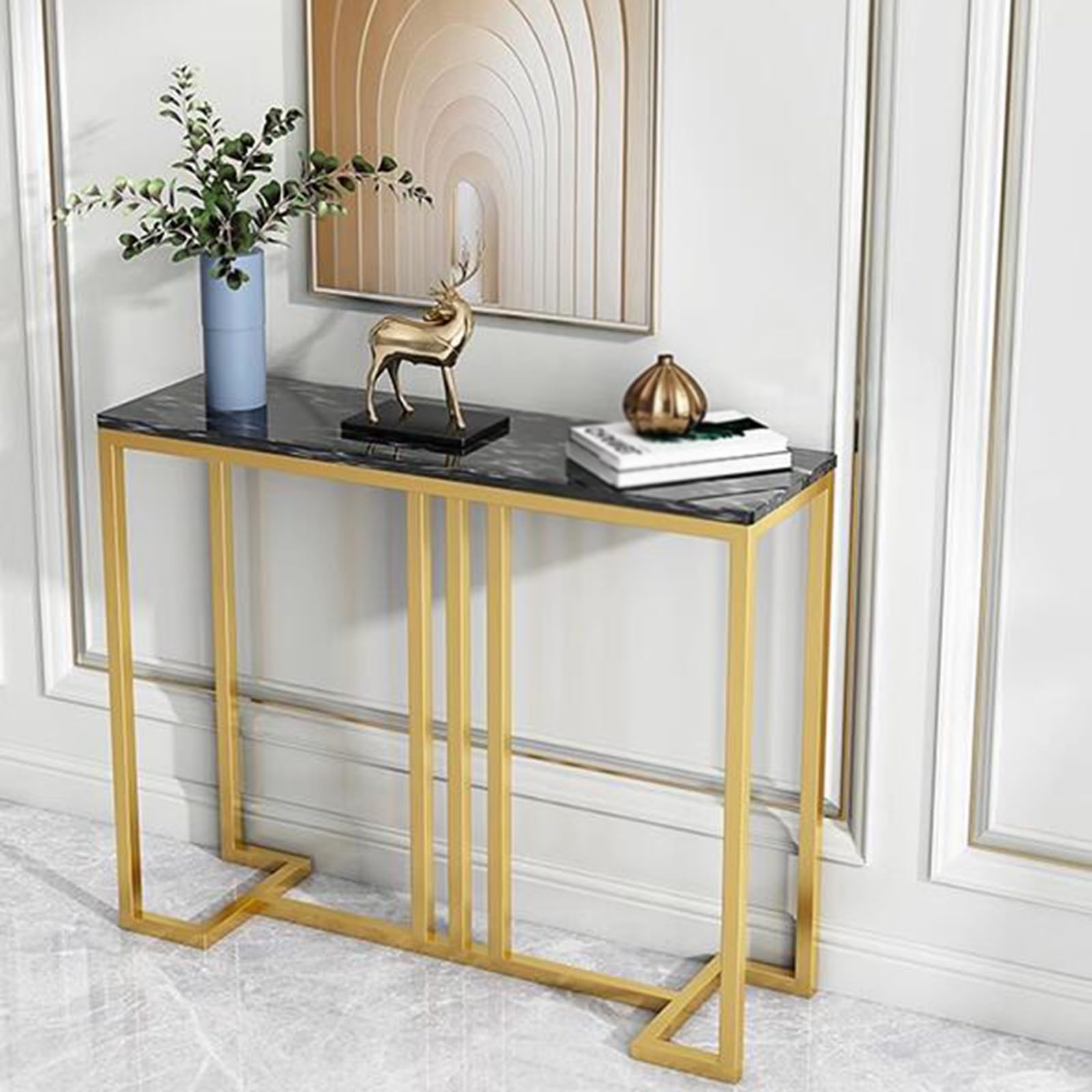 イタリア製 大理石トップ コンソールテーブル レリーフ 飾り台　250130-2 イタリア製 大理石トップ コンソールテーブル レリーフ 飾り台 250130