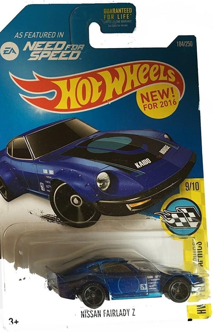 Hot Wheels 2016 HW Speed Graphics, Need for Speed Nissan Fairlady Z 184/250, Blue