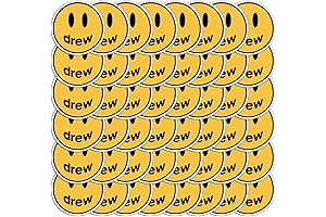 48-Piece Drew House Stickers for Water Bottles, Laptops, and More