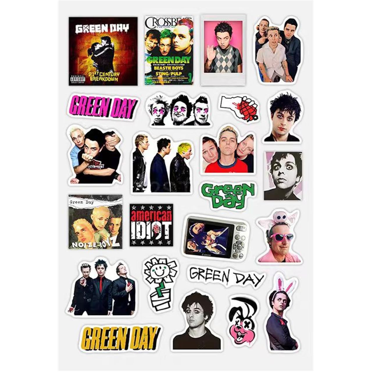 Amazon.co.jp: グリーン デイ グッズ ステッカー 音楽風 ステッカー