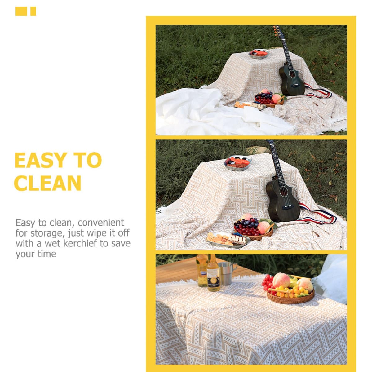 Manta de Picnic y Plegable 180x130 Cm, Esterilla Portátil Resistente Humedad Desgaste, Alfombra para Césped y Playa Adecuado para Camping y Actividades al Aire Libre