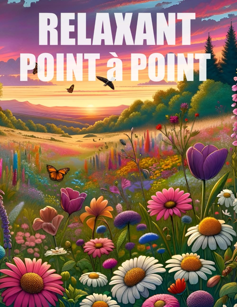 Relaxant Point à Point: Points à relier en Grands Caractères Pour Adultes et Seniors (French Edition)