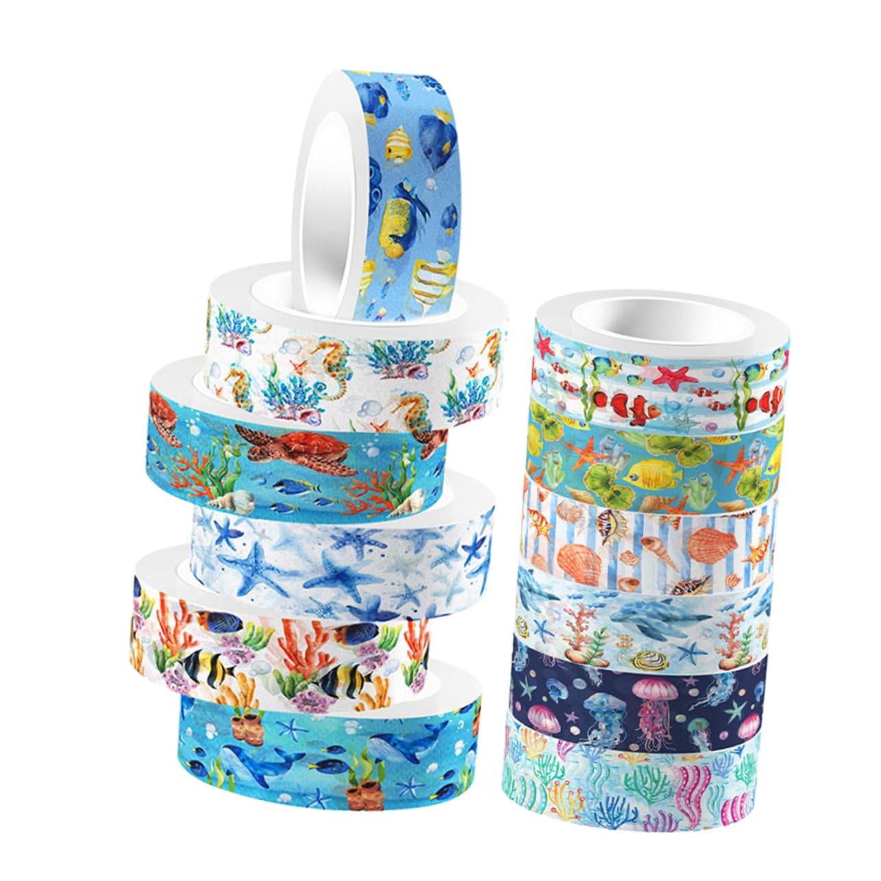 5stücke Life Washi Tape Set Dekoratives Klebeband Für Scrapbooking Journaling Und Kreative Bastelprojekte Für Junge Mädchen Und Erwachsene Transparentes Design Vielseitig