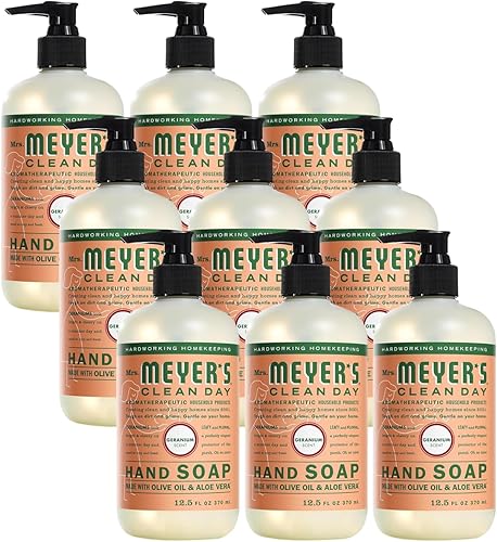 Miniatura 464 de Mrs. MEYER'S Variedad de jabón líquido para manos, 1 repuesto de bayas de ciruela, 1 jabón de manos de ciruela y bayas, 2