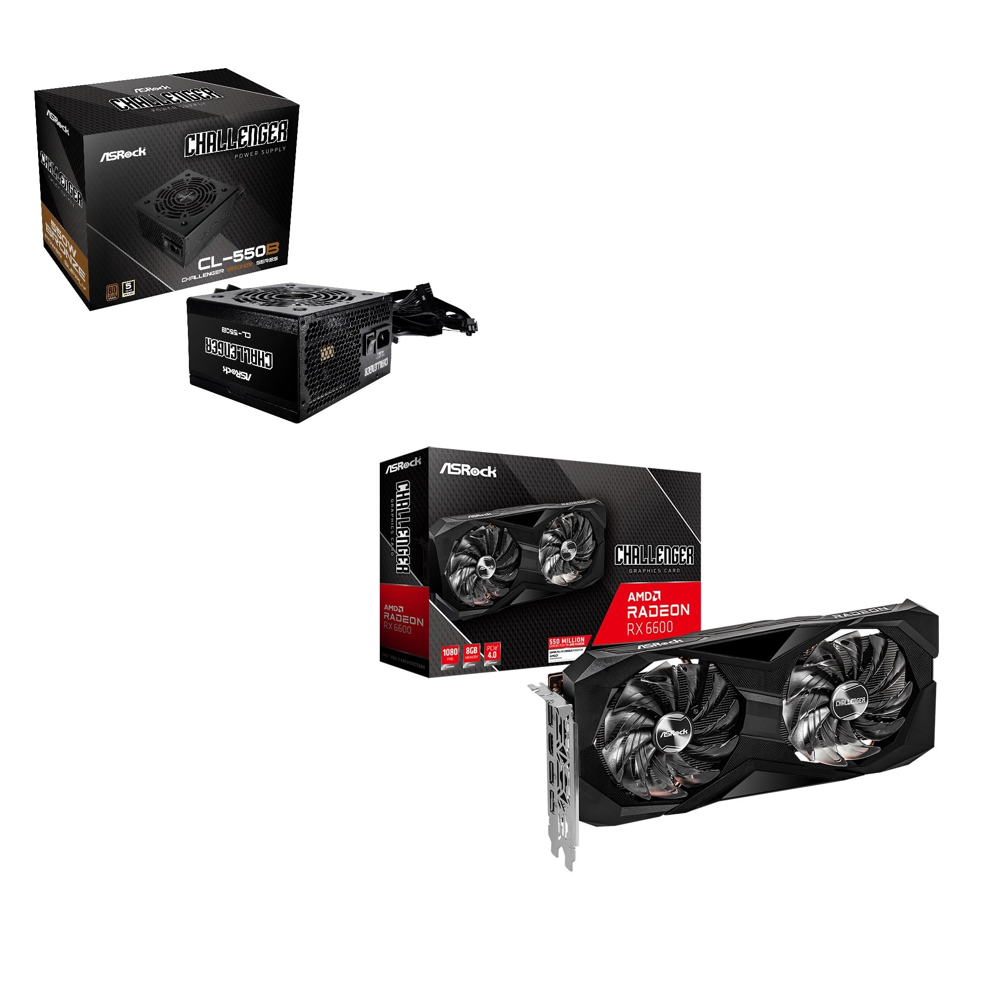 グラフィックボード・グラボ・ビデオカード ASRock RADEON RX 6600 