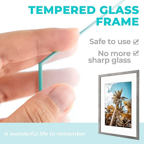 Vista 27 de Frametory, Portarretratos negro de 16 x 20 pulgadas, para fotos de 11 x 14 pulgadas con paspartú, molduras anchas (16 x 20 pulgadas, negro)