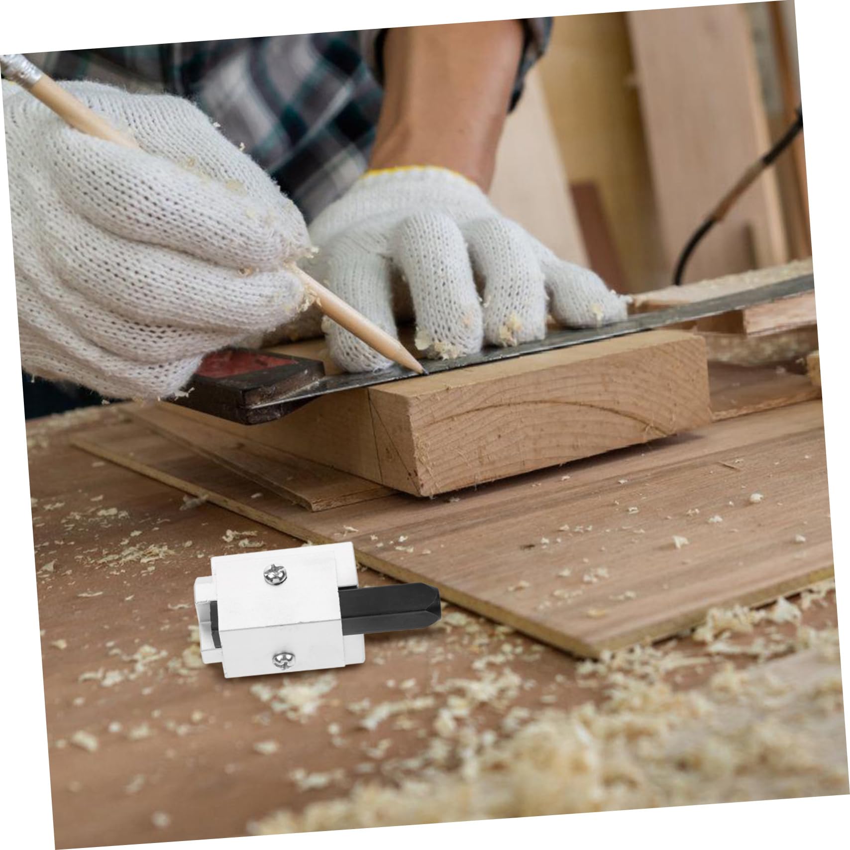 Uonlytech 5pezzi Scalpello Angolare Per Lavori Di Falegnameria Strumento Di Precisione Per Cerniere e Mortase Accessorio Versatile Per Ristrutturazioni e Progetti Casalinghi