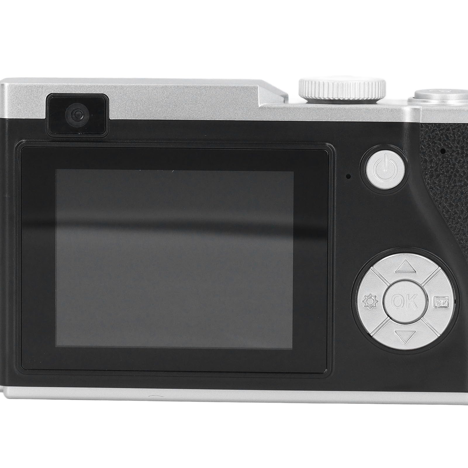 48mp, 1080p, 16x Zoom Fotocamera Digitale Autofocus, Display HD con Luce di Riempimento e Design retrò, Timer Selfie per Viaggi, Time-lapse con Timestamp, Filtri per Cattura del