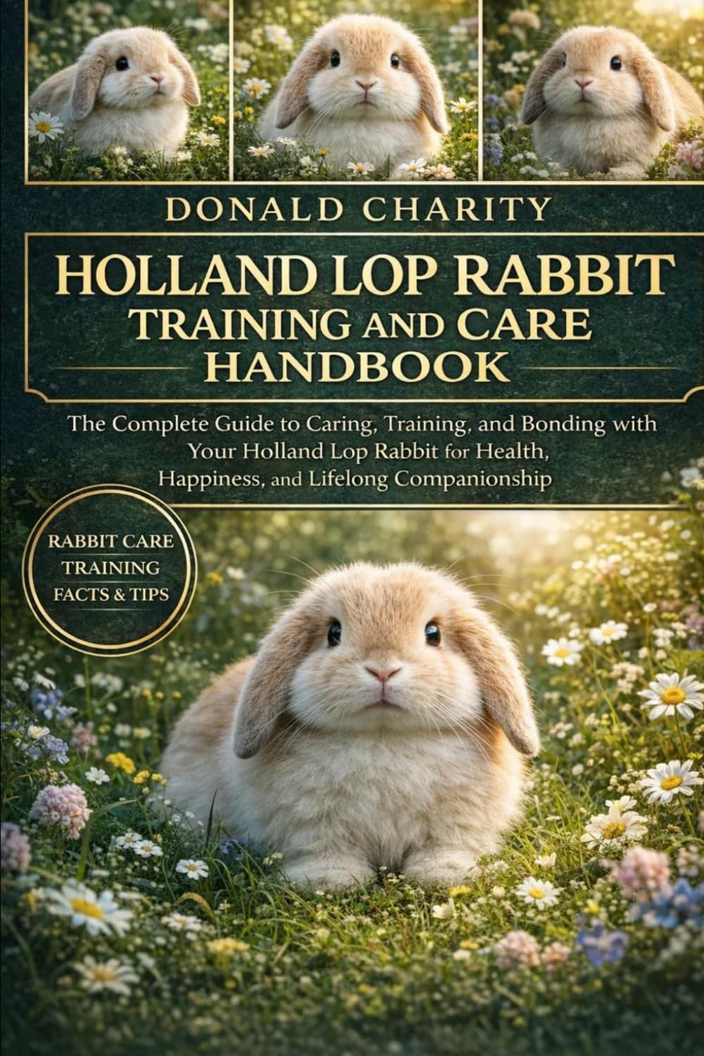 HOLLAND LOP RABBIT TRAINING AND CARE HANDBOOK: The Complete Guide to Caring, Training, and Bonding with Your Holland Lop Rabbit for Health, Happiness, and Lifelong Companionship.