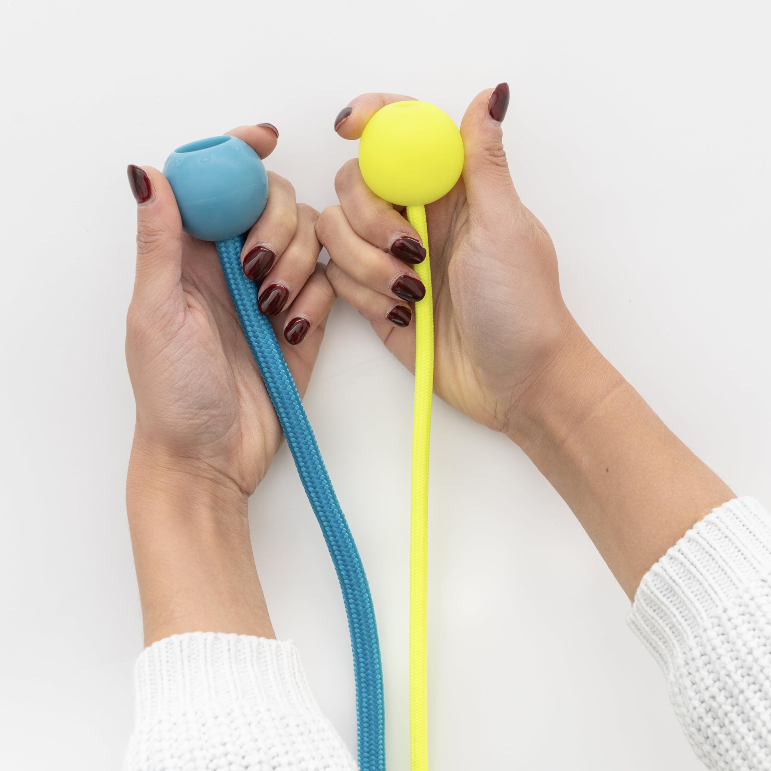 Play Juggling - Paire de Pois de Contact pour Jonglerie - 90 mm - Disponible en différentes Couleurs