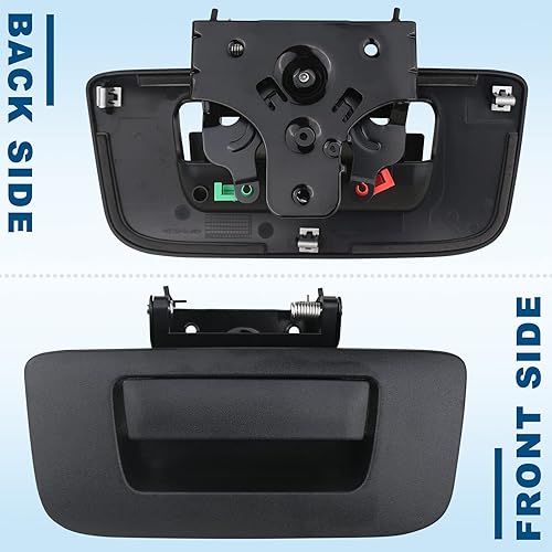 Miniatura 3 de APPERFiT Bisel de pestillo de la manija del portón trasero sin cerradura compatible con Chevrolet Chevy Silverado GMC Sierra Truck Pickup 1500