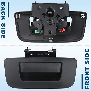 APPERFiT Tailgate Handle Latch w/Bezel Cover 20955300 22755303 Compatible with 2007-2014 Chevrolet Chevy Silverado GMC Sierra 1500 2500 3500 Rear Truck Bed Tail Gate Door Panel