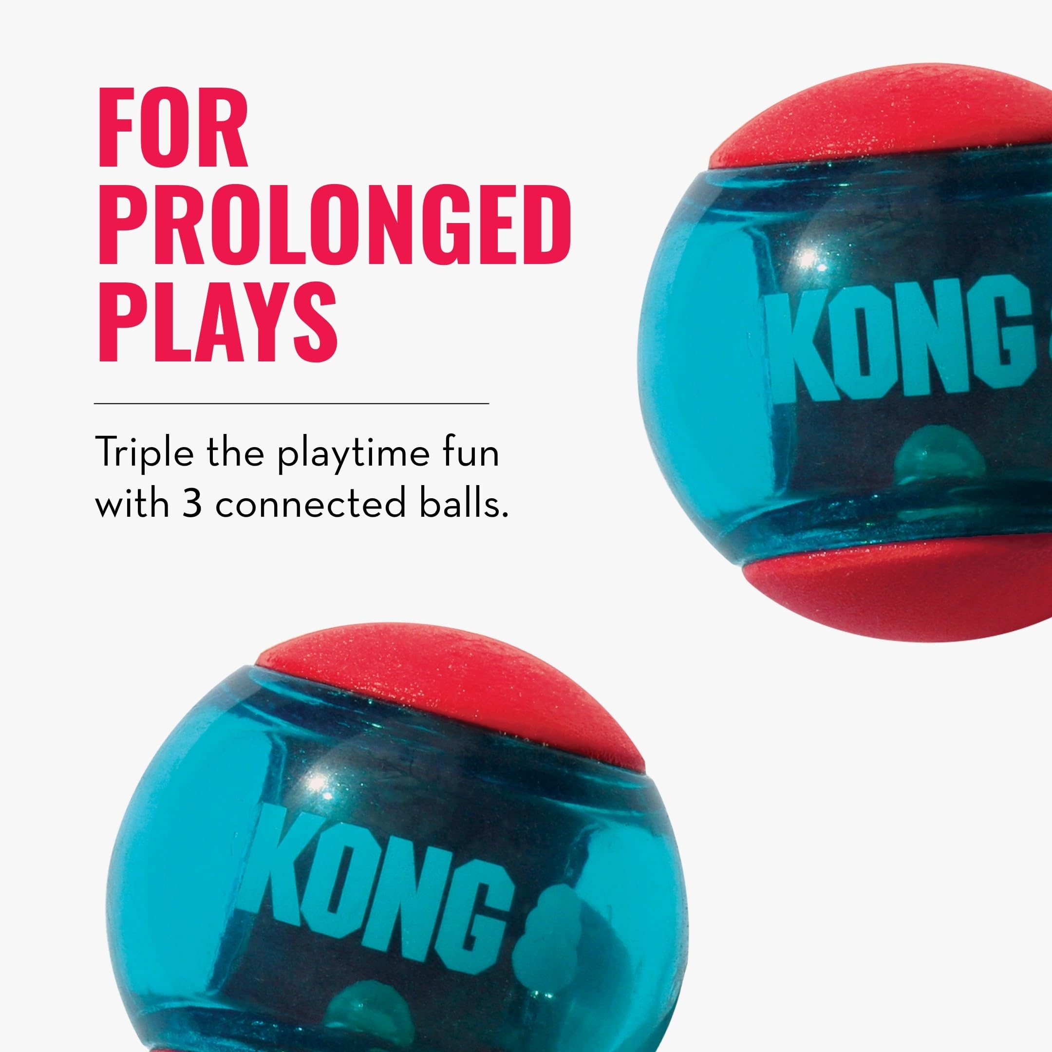 Palla Kong Flex Per Cani | Taglia Media/Grande | Resistente E Rimbalzante | Gioco Interattivo