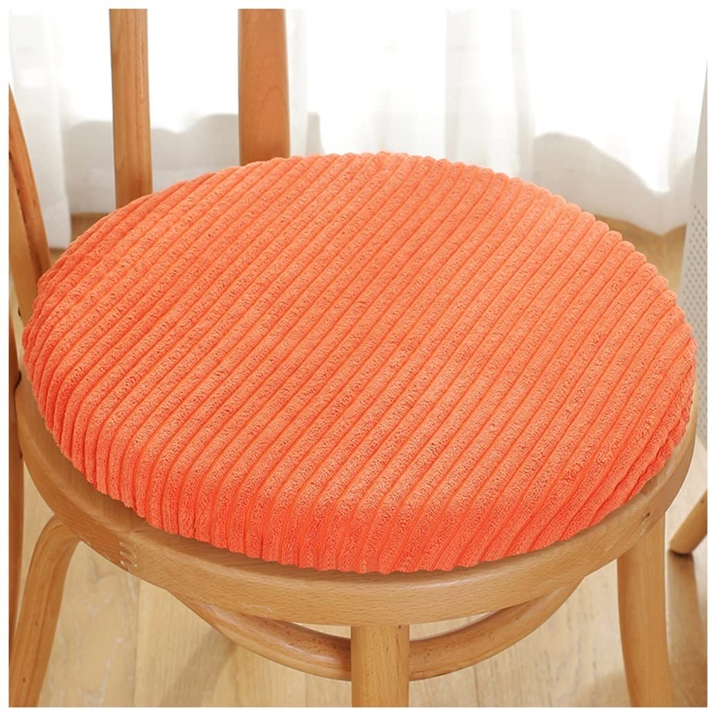 Asiento redondo de espuma viscoelástica antideslizante, almohadilla extraíble para cocina, comedor, oficina y asientos de coche (45 cm), soporte definitivo para aliviar el dolor y sentarse