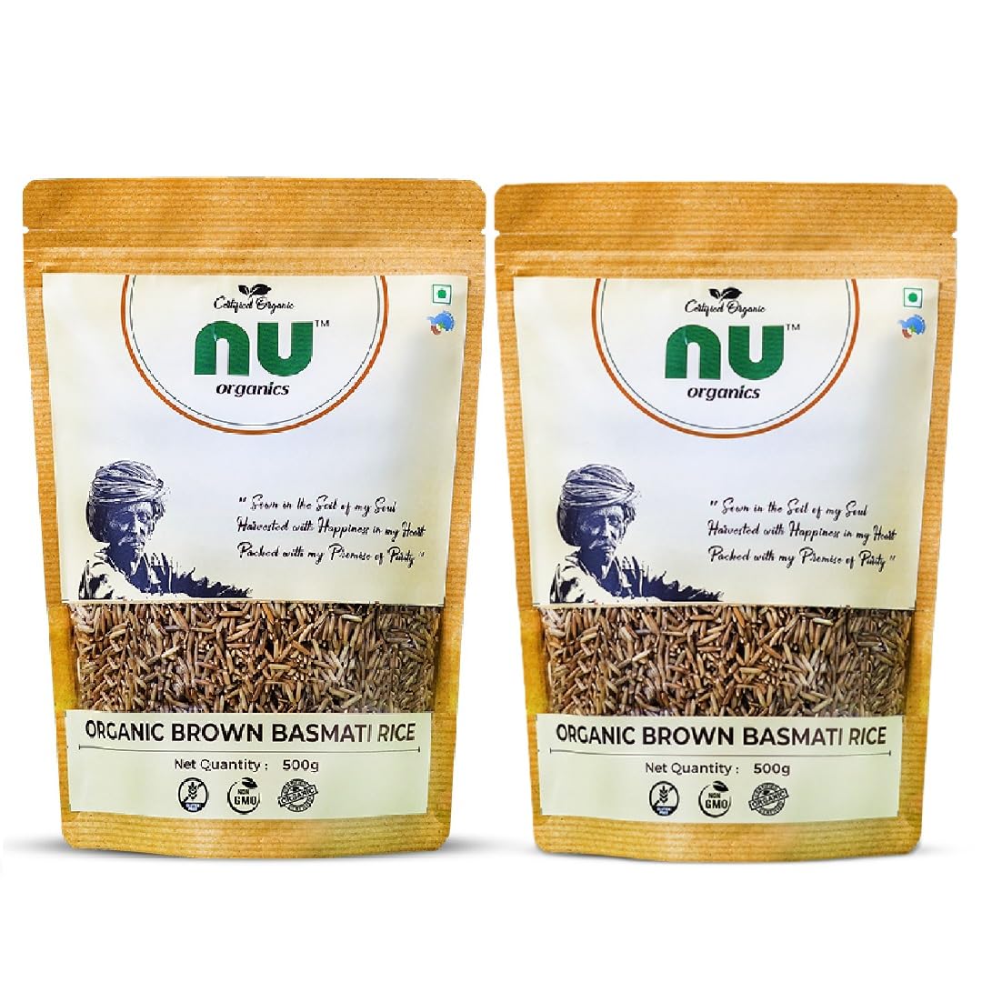 See full amazon price history chart for Nu Organics Unpolished Basmati Brown Rice | 100% Organic | High in Dietary Fiber | Gluten-Free | Pesticide and Chemical-Free Nu Organics Unpolished Basmati Brown Rice | 100% Organic | High in Dietary Fiber | Gluten-Free | Pesticide and Chemical-Free (B0DFQ7MT56) Amazon Price History, Amazon Price Tracker