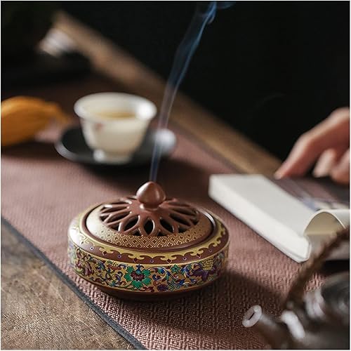 Miniatura 3 de Quemador de incienso para decoración creativa del hogar, quemador de incienso de cerámica, artesanía clásica, regalo, lágrima, yoga, habitación,