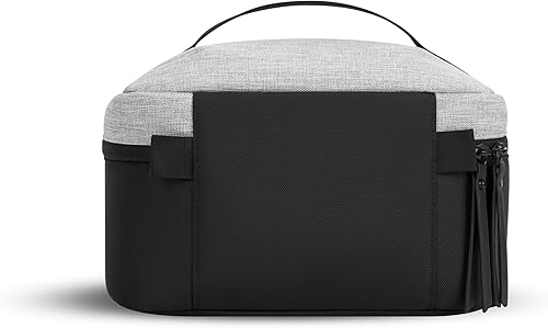 Miniatura 7 de Sherpani Savannah, bolsa de accesorios de viaje, estuche para cosméticos, neceser para mujer, Sterling, Bolsa de accesorios de viaje