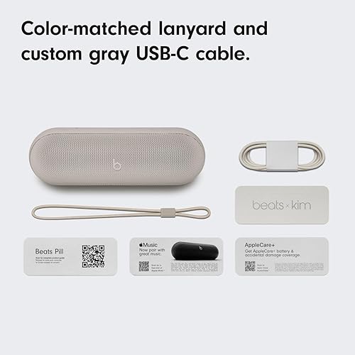 Miniatura 6 de Beats Pill x Kim Kardashian - Altavoz inalámbrico Bluetooth y cargador portátil a través de USB-C - Hasta 24 horas de duración de la batería,