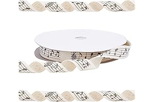 PH PandaHall Music Note Ribbon Phanogram Printed Craft Ribbon