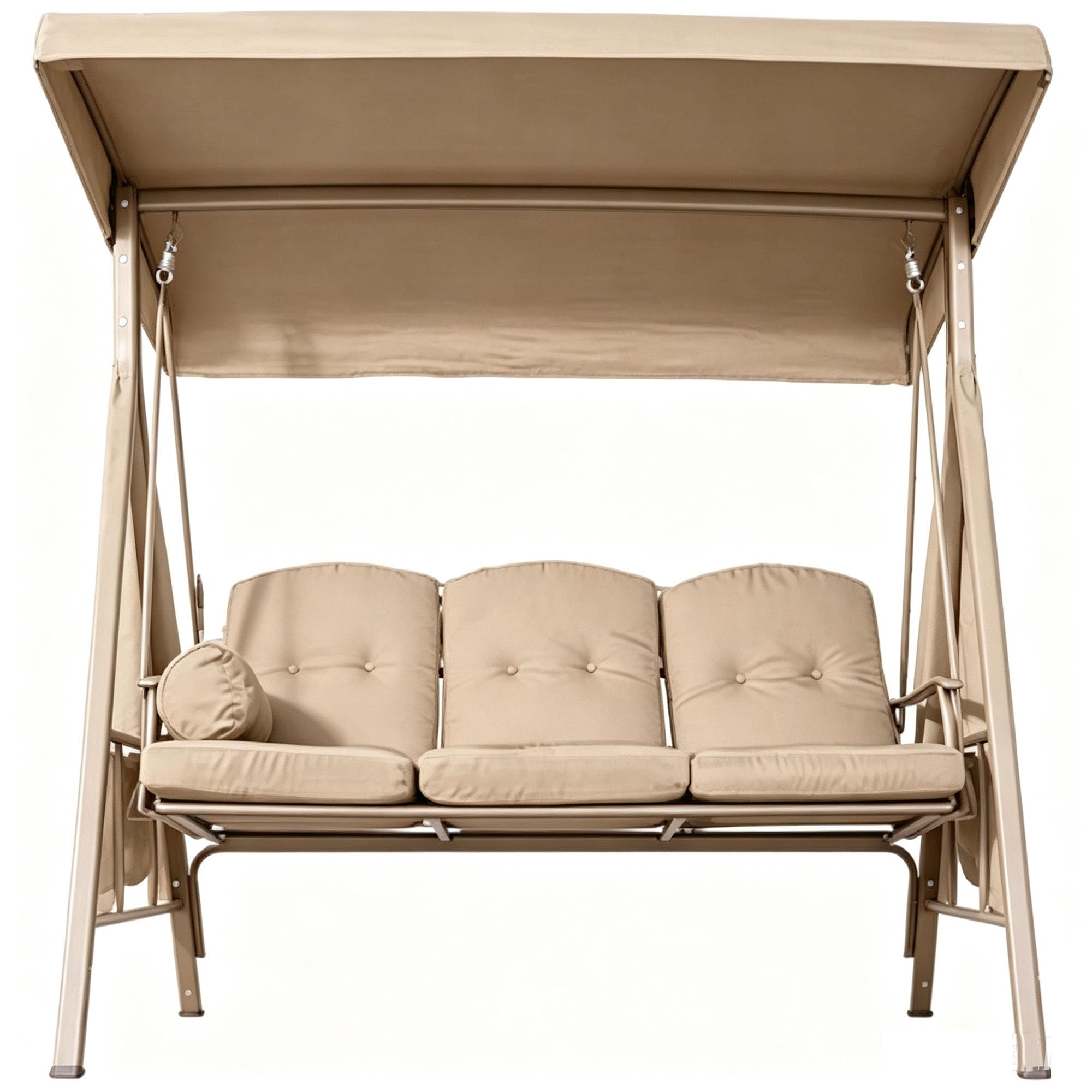 Telone di Ricambio per Altalena da Giardino, Impermeabile Anti-UV | 600D, per Giardino Esterno, Protezione Raggi UV, Antistrappo, Installazione Semplice(Khaki,198 x 125 x 21 x 16 cm)