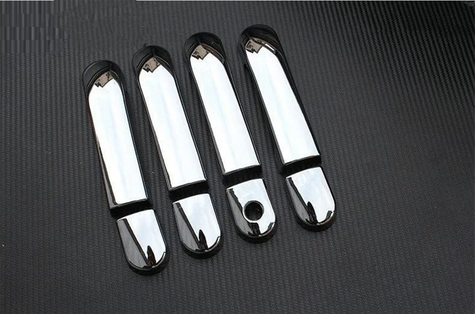 Noheeu Silver C Car Accessories Exterior Door Handle Bowl Trim Cover Frame For Nissan March Micra K12 For Tiida C11 2003-2010(Silver C)