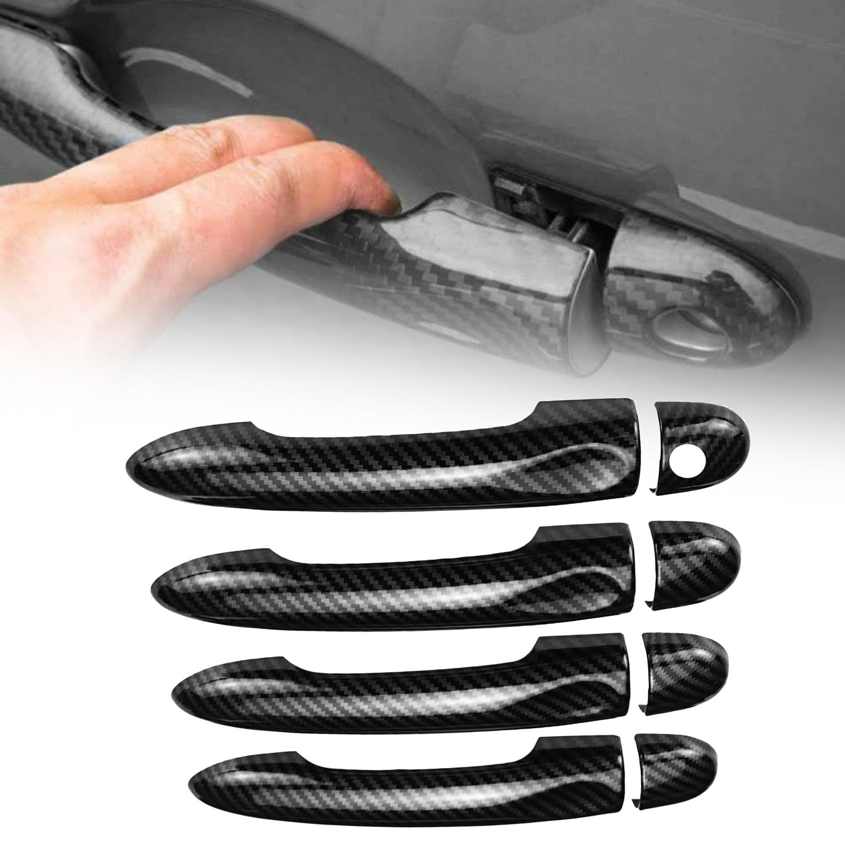 Autocollant protection poignée extérieure anti-rayure Renault Megane 3