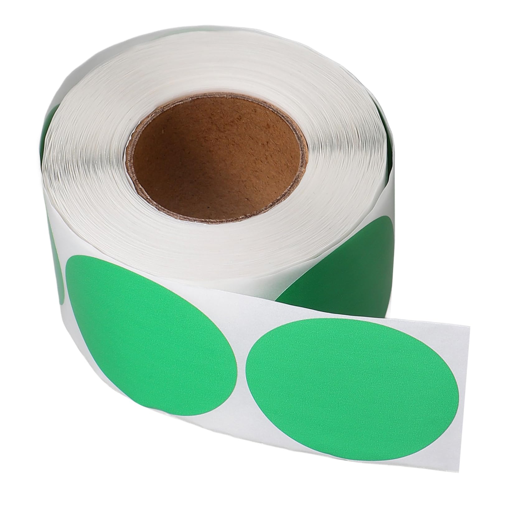 NUOBESTY 4 Rouleaux Autocollant Papier Pour Imprimante D'étiquettes Petites Étiquettes Thermiques Rondes Étiquette Collante Papier D'impression D'imprimante Étiquettes Vierges