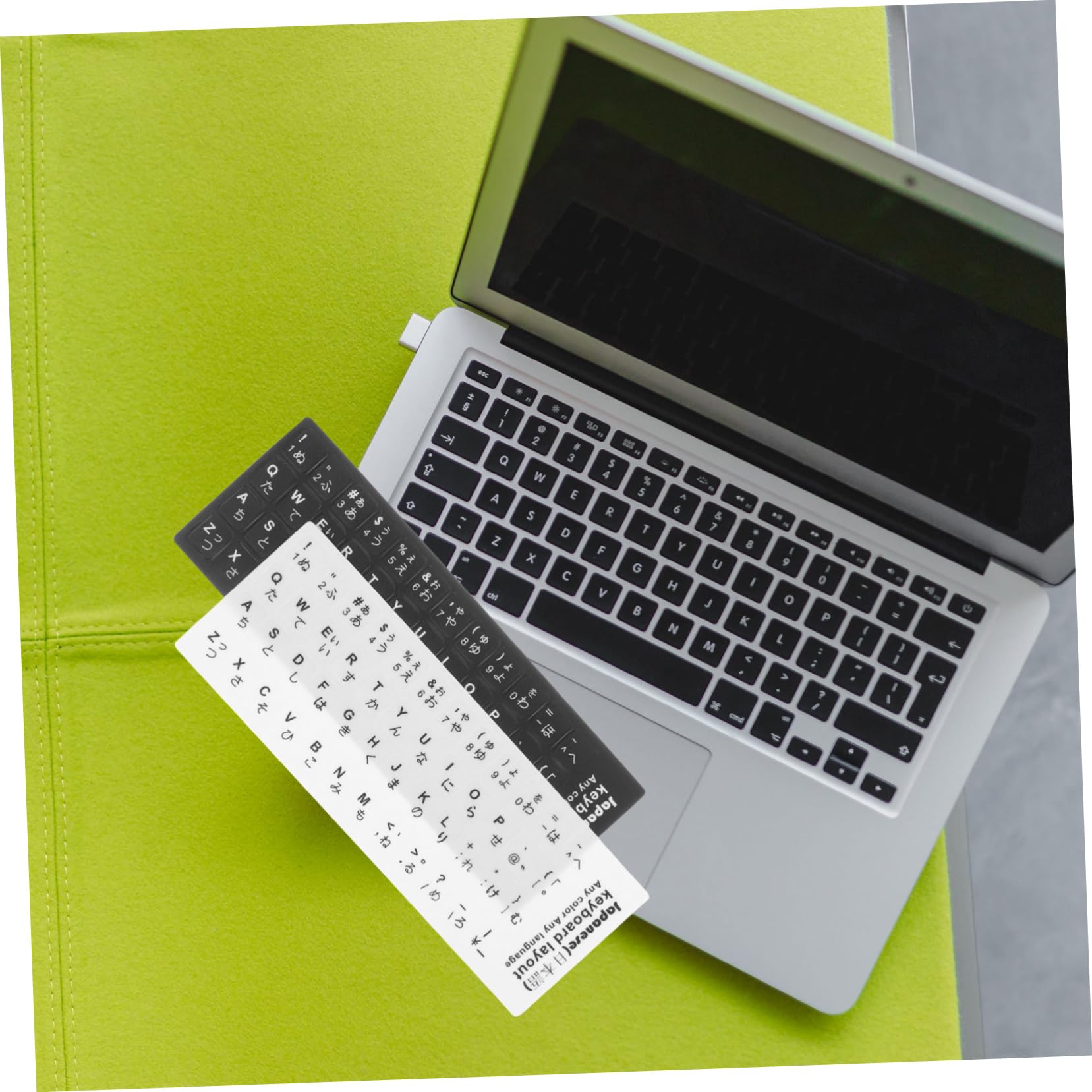 NUOBESTY 5 Set Adesivi Per Tastiera Facili Applicare E Rimuovere Resistente All E Duraturo Per Laptop 10 Pezzi*5