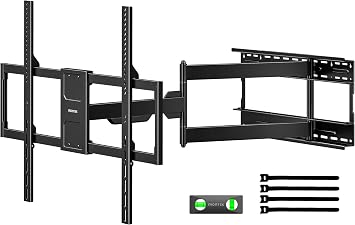 monTEK XL 40 Long Arm TV Wall Mount for 50-100 inch TVs up to 176 lbs