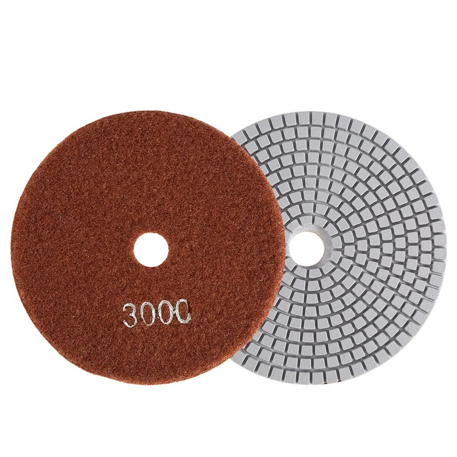 Diamond Resin Grinding Disc 125mm 3mm Thickness 50/150/300/500/1000/2000/3000 Grit Set Grinding Machine (3000)