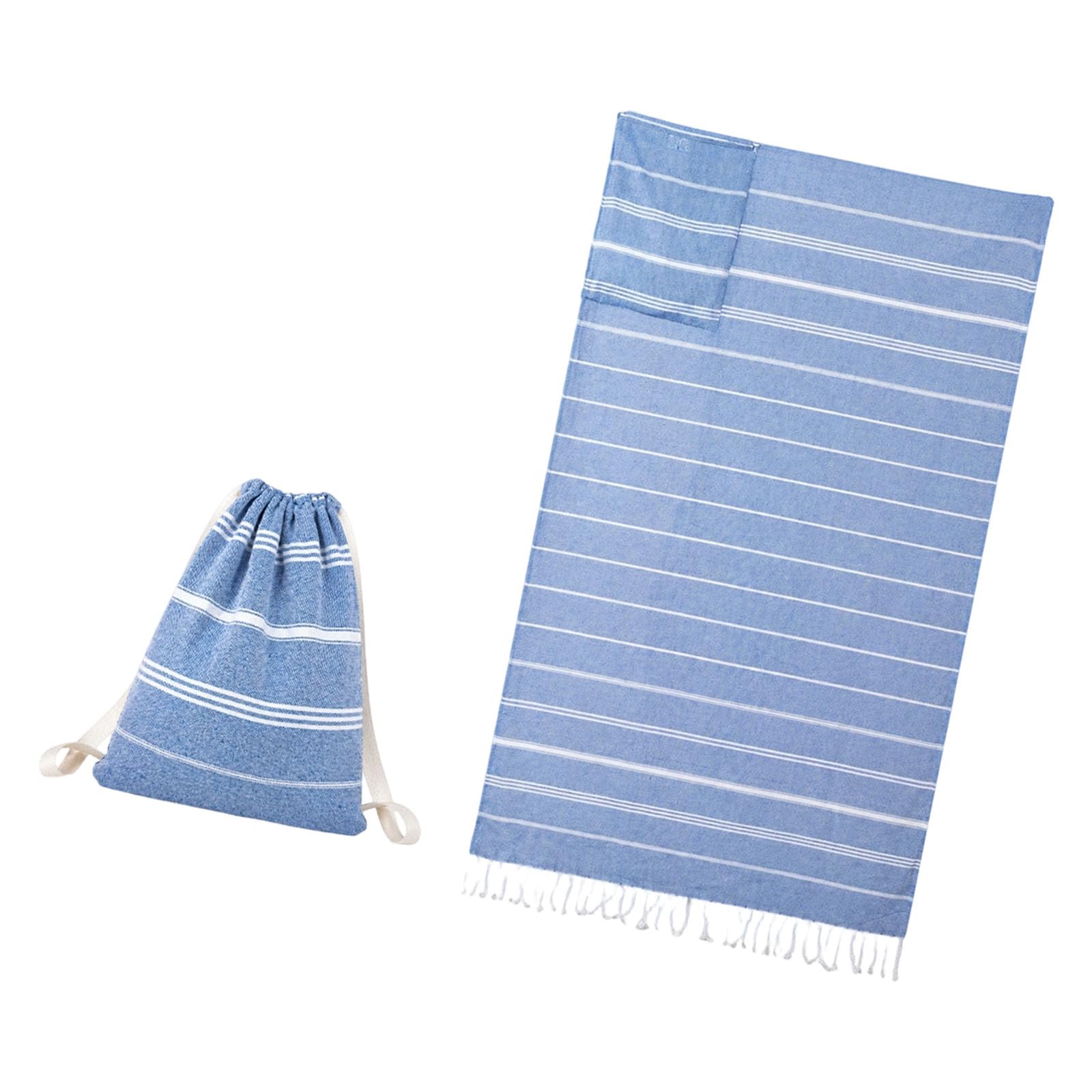 Oxxggkao Stylish Polycotton Beach Towel with Multifunction As Carry Bag Ideal for Swimming Pool and Vacation Beach Towel Pack