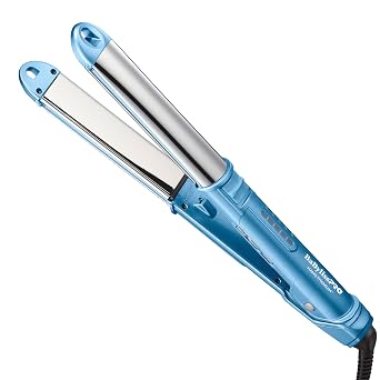 BaBylissPRO 1 Ultra-Sleek Stainless Steel Styling Iron, Hair Straightener, Waver and Curling Tool in one