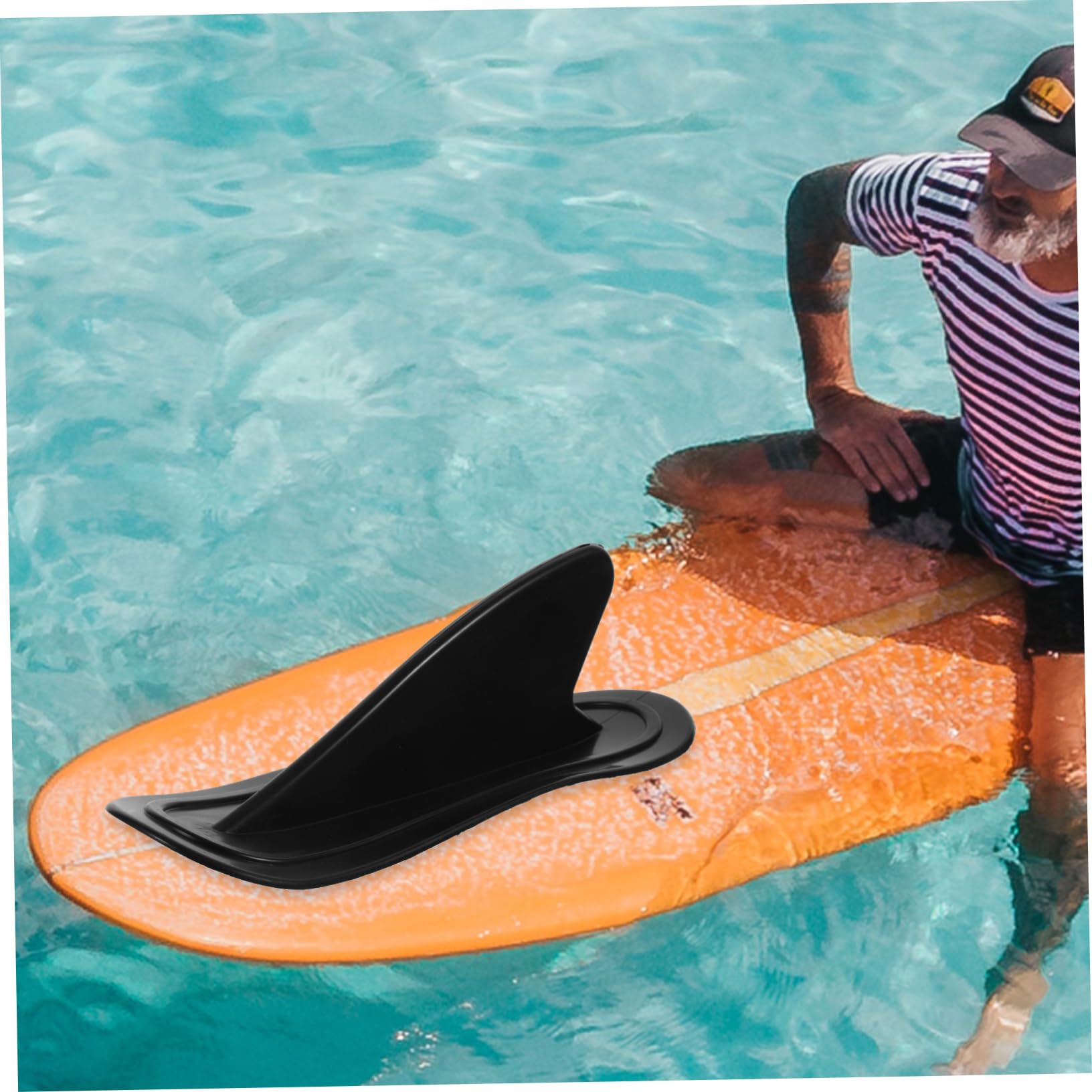 HANABASS Aleta De Desmontable para Tabla De Surf Inflable De Estabilidad Y Mejoradas Compatible Tablas De Paddle Surf Fabricada Material Duradero
